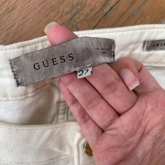 Guess Y2K Low Rise Distressed With Lace Peaks Boo - Picture 6 of 9